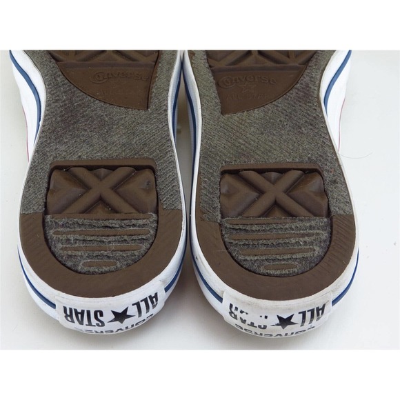 Converse Size 5.5 Sneaker Beige Fabric Medium All Star Lace Up Women - Picture 10 of 11